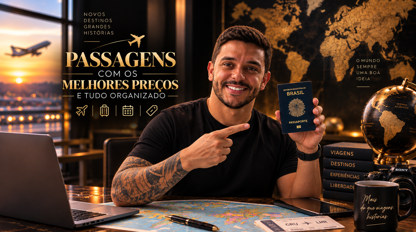 Passagens com os melhores preços e viagem organizada